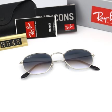 Ray Ban RB3548 Ferrari Silver and Purple Gradient Sunglasses