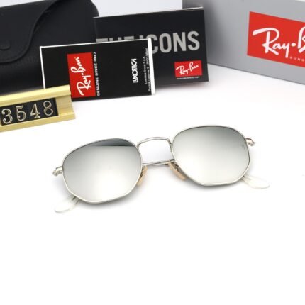 Ray Ban RB3548 Ferrari Silver Reflective Sunglasses