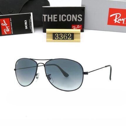 Ray Ban Navigator Black and Blue Classic Square Sunglasses for Men and Women