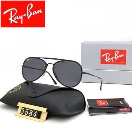 Ray Ban Aviator Blaze Zhang Yixing collaborates on a navy blue matte sunglasses