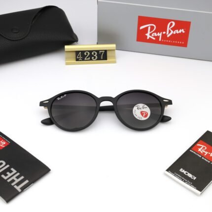 Ray Ban ROUND LITEFORCE Black Sunglasses