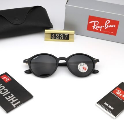 Ray Ban ROUND LITEFORCE Black Sunglasses