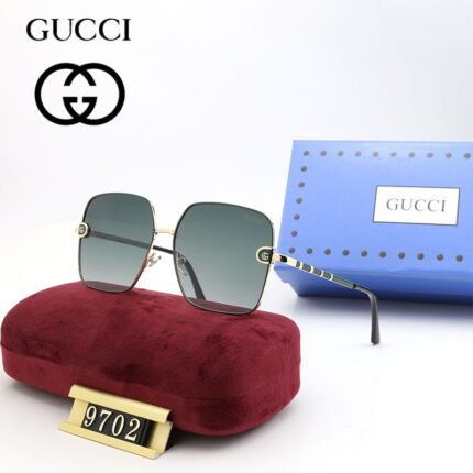 Gucci Emerald Square Sunglasses Thin Frame