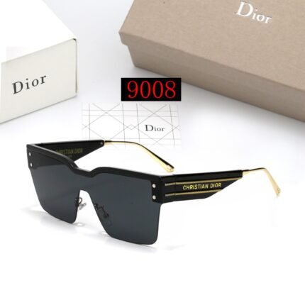 Dior all black square sunglasses neutral