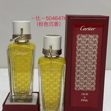 Cartier New Fragrance Pink Agarwood Formal High Quality Belt 1:1