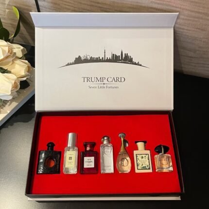 Seven Little Blessings Big Brand Q-Edition Combination Set 7mlx7 Black Opium, Zuma Dragon, Red N5, Nile River, True Me, Flowers, My Way. Formal high-quality belt with 1:1