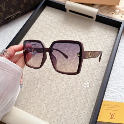 Louis Vuitton deep purple gradient lenses sunglasses