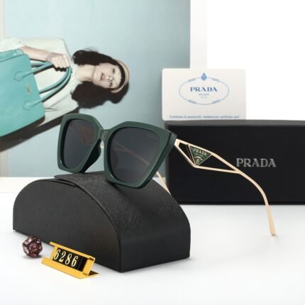 PRADA MILANO Green Border Sunglasses