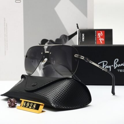 RAY BAN NEW AVIATOR Silver and dark gray sunglasses