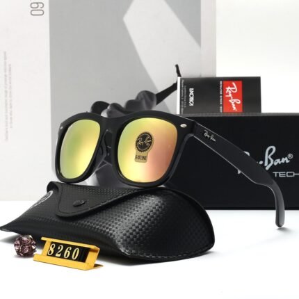 RAY BAN Black and Color Lens Sunglasses