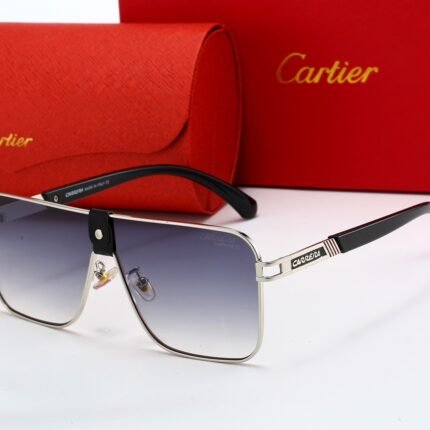 Cartier A2 CARERA black and navy gradient sunglasses