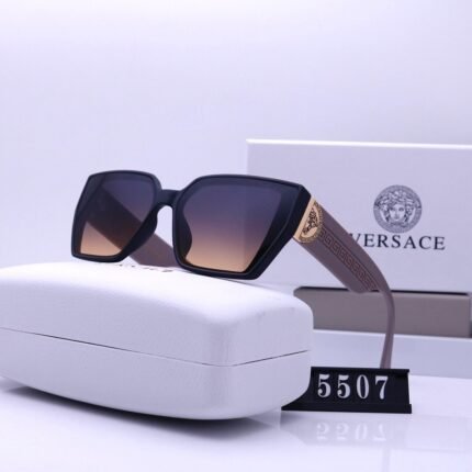 VERSACE Purple Box Large Frame Trendy Sunglasses