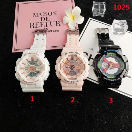 G-SHOCK mechanical watch circular high-end dial silicone strap