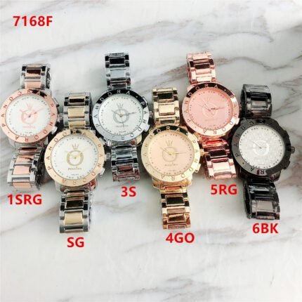 PANDORA watch circular minimalist dial metal strap