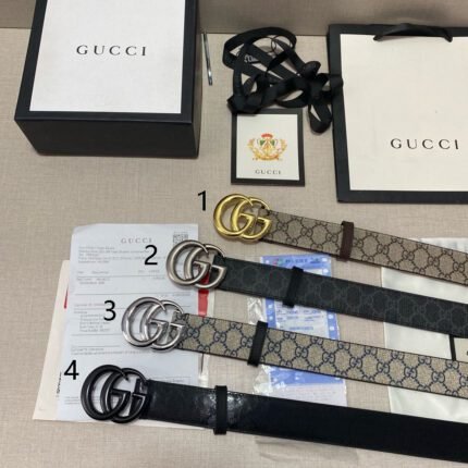 Gucci classic double G texture belt, simple and elegant, low-key luxury