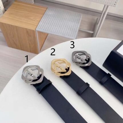 Gucci classic black belt, simple and elegant, low-key and luxurious