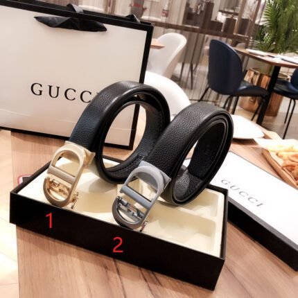 Dior classic D buckle black belt, simple and elegant, noble and luxurious