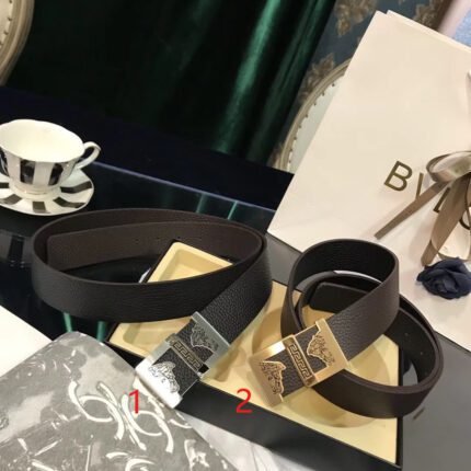 Versace Classic Square Buckle Belt, Simple and Elegant, Low key Luxury