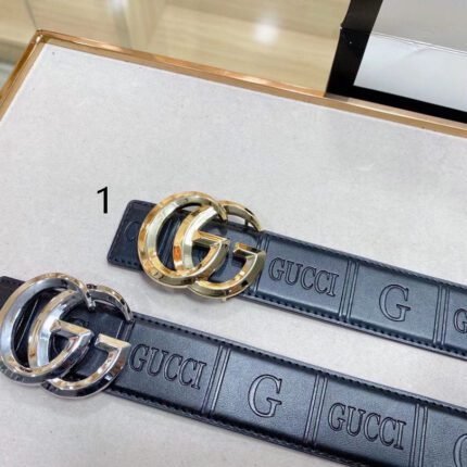 Gucci double G buckle classic black belt, simple and elegant, low-key and luxurious