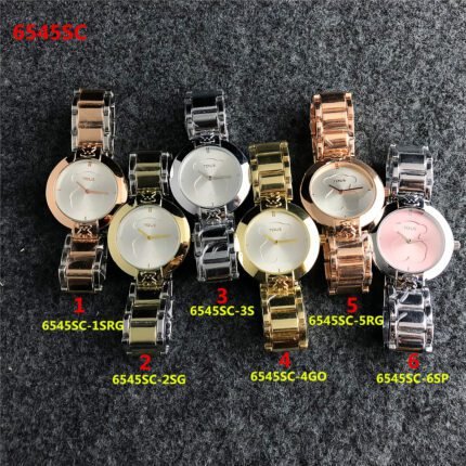 TOUS watch circular dial metal steel strip with multiple styles to choose from