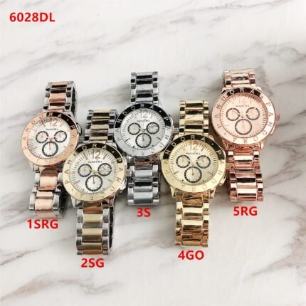 PANDORA watch circular minimalist dial metal strap