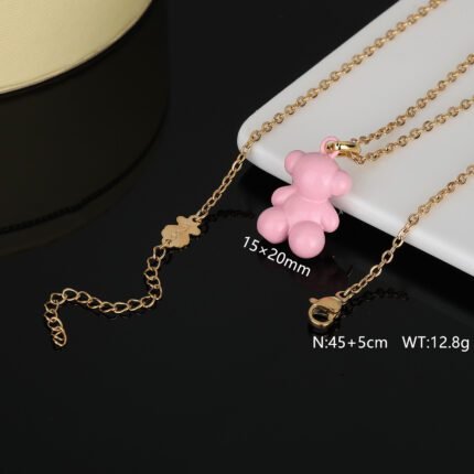 TOUS stainless steel material light pink Spanish bear