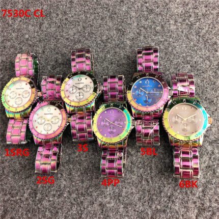 PANDORA watch circular minimalist dial metal strap