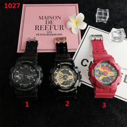 G-SHOCK mechanical watch circular high-end dial silicone strap