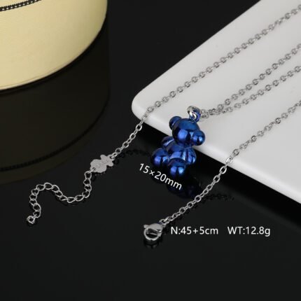 TOUS stainless steel material deep blue Spanish bear