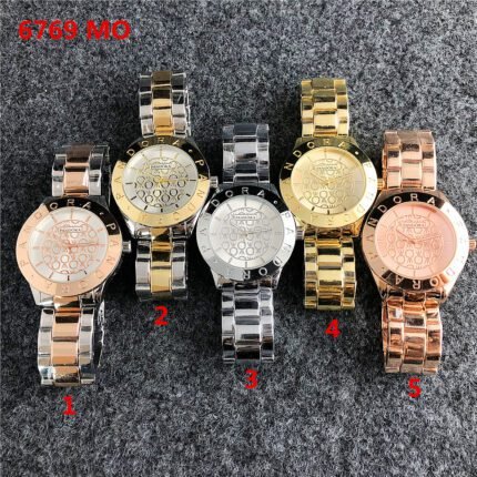 PANDORA watch circular minimalist dial metal strap