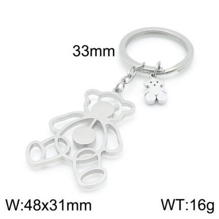 TOUS Little Bear Flower Keychain