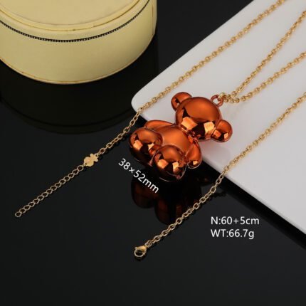 TOUS stainless steel material bright orange Spanish bear