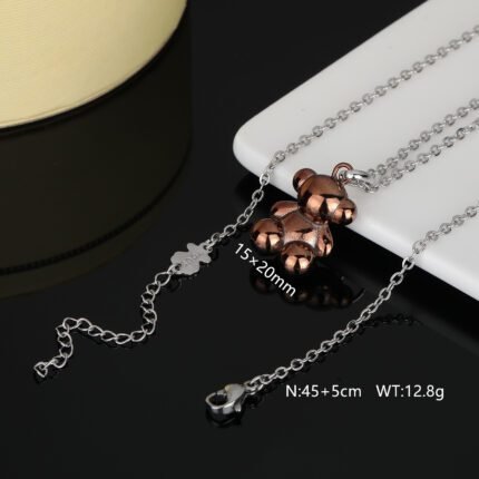 TOUS stainless steel material bright coffee colored Spanish bear