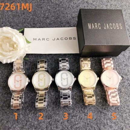MARC JACOB watch circular minimalist dial metal strap