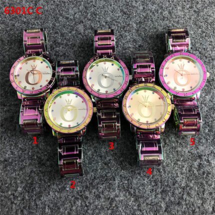 PANDORA watch circular minimalist dial metal strap