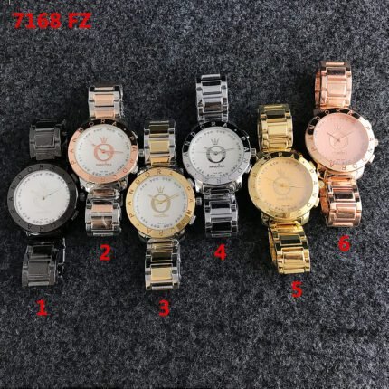 PANDORA watch circular minimalist dial metal strap