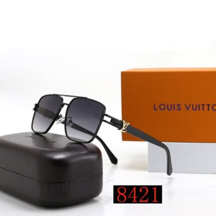 Louisway Black Edge - Dark Blue Gradient Classic Polarized Sunglasses