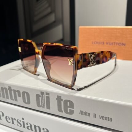 Louis Vuitton Limited Edition Hawksbill Border Purple Lens Sunglasses