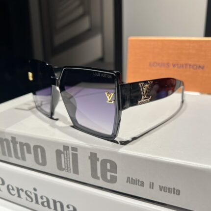 Louis Vuitton Limited Edition Black Edge Purple Gradient Lens Sunglasses