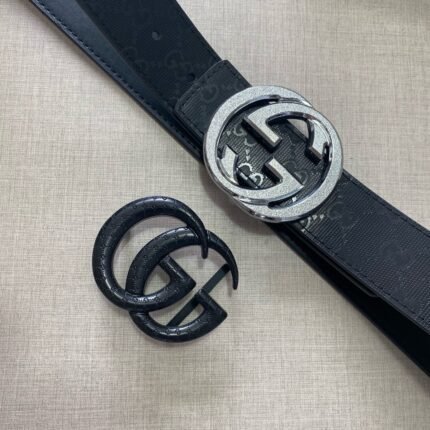 Gucci double buckle gift box set, simple and elegant, luxurious