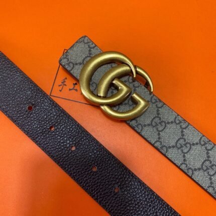 Gucci Double G buckle gift box set belt, simple and elegant, low-key and luxurious