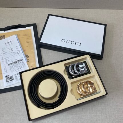 Gucci double button gift box set, simple, noble and elegant
