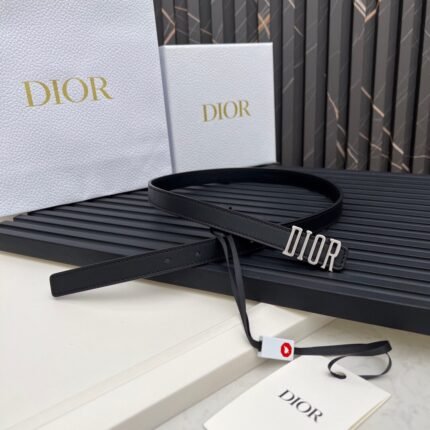 DIOR silver DIOR belt buckle, simple and elegant, noble and elegant