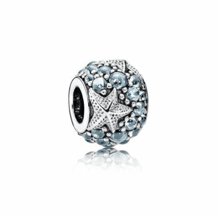 Pandora 925 Silver 791905CZF Ocean Star Blue String