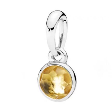 Pandora's November birthstone pendant jewelry accessories DIY simple and delicate high-end