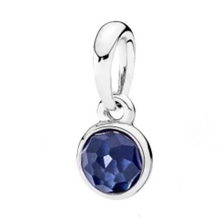 Pandora's September birthstone pendant jewelry accessories DIY simple and delicate high-end