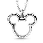 Pandora hollow Mickey Mouse pendant jewelry accessories DIY simple and high-end