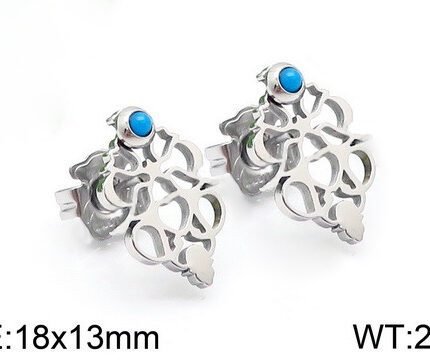 Tous 925 silver geometric multi pattern symmetrical Silver Earrings