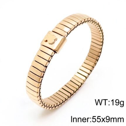 TOUS   Stainless steel material long strip arrangement adjustable bracelet