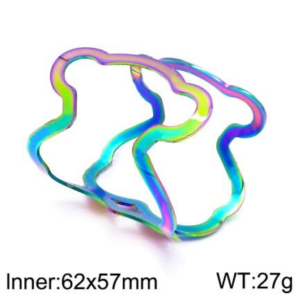 TOUS 925 Silver Spanish Bear Large Frame Bracelet